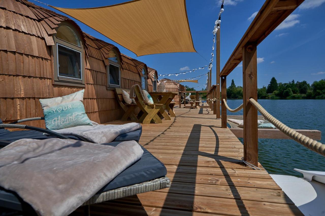 Hotel Lieblingsplatz Parey - Schwimmendes Iglu Exterior foto